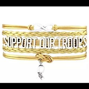 Support Our Troops Bracelet